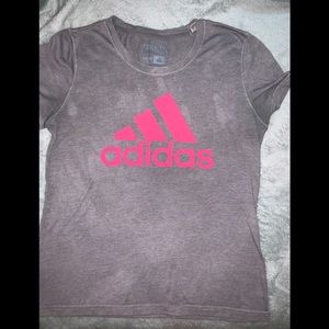 grey adidas t shirt